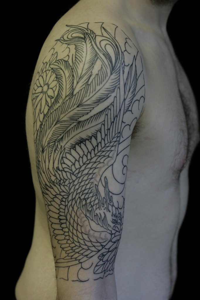 Phoenix Tattoo by Matt Greenhalgh
